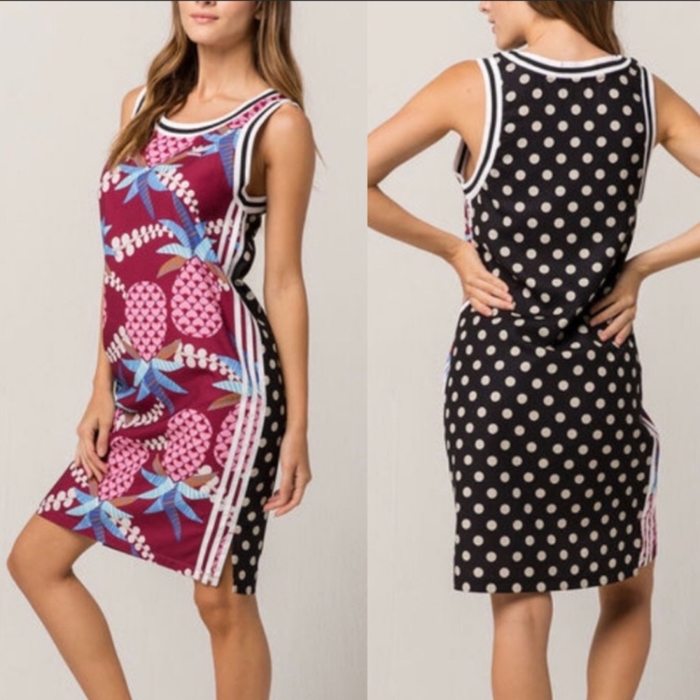 ADIDAS x The FARM Pineapple print dress